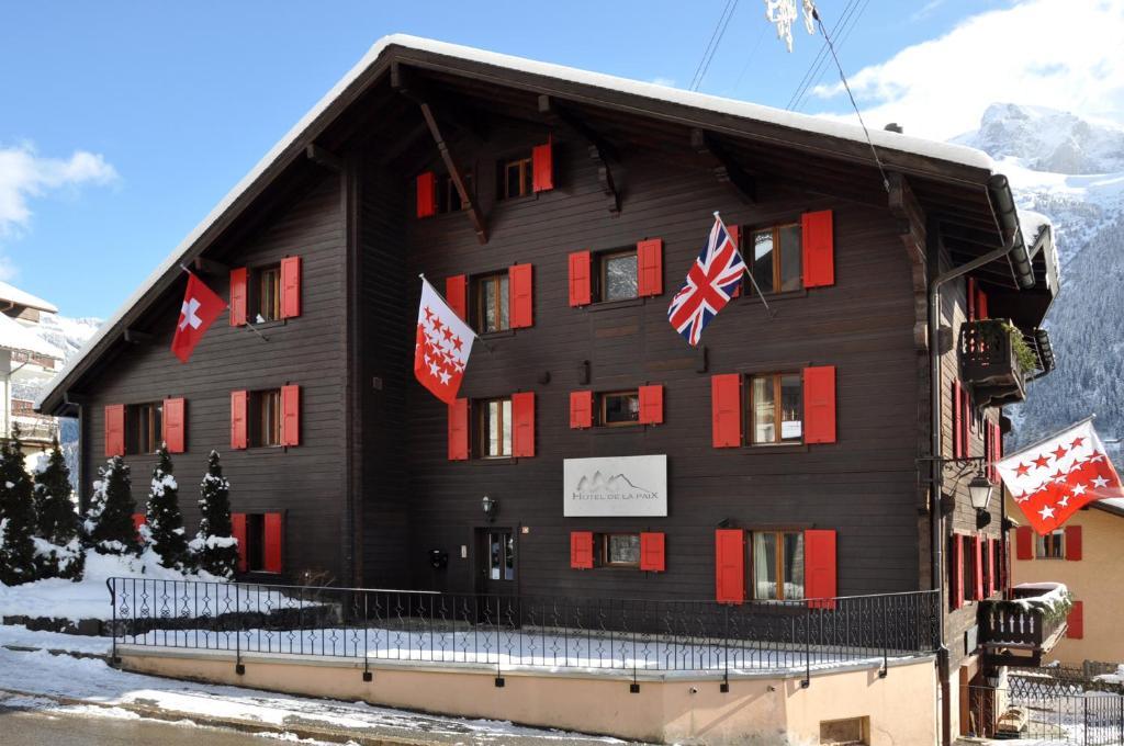 Champéry Hotel De La Paix מראה חיצוני תמונה